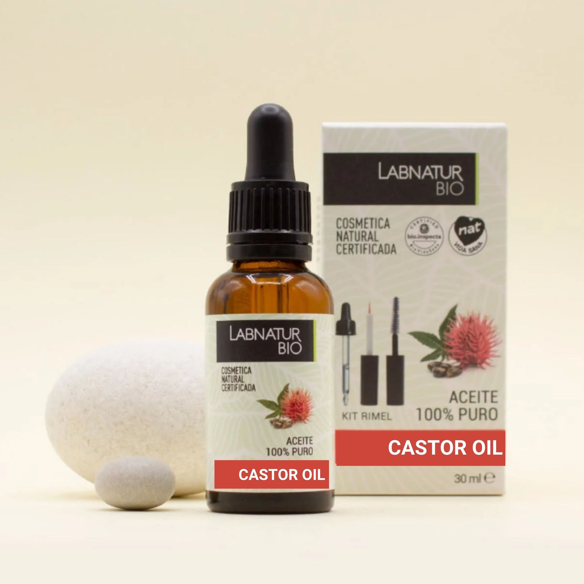 Natural Castor Oil for Skin Moisturising and Nail Strengthening