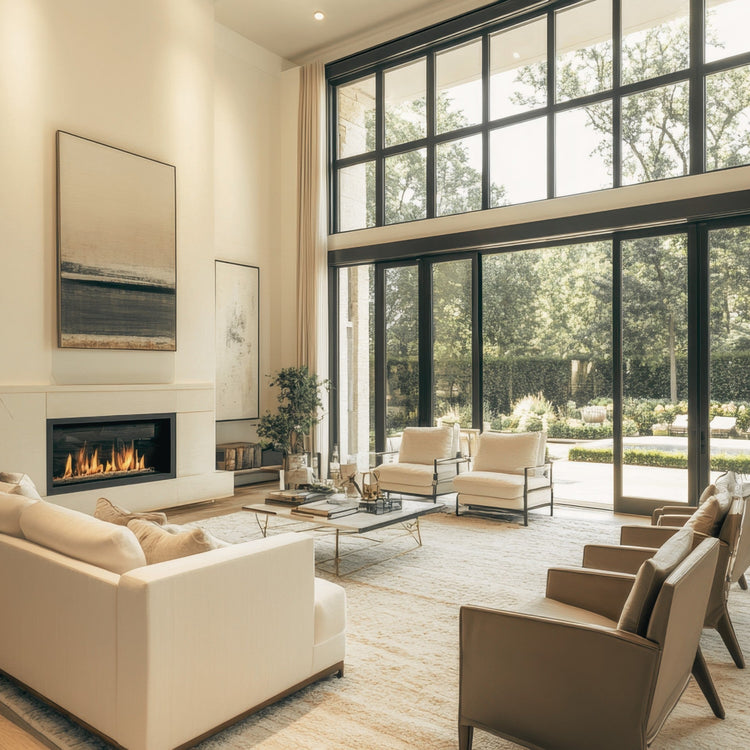 large living area minimal design