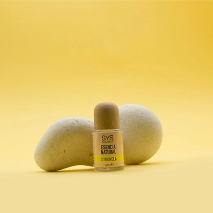 citronella essence 12ml styled with smooth white zen rocks