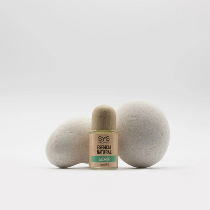 jasmine essence 12ml styled wtih smooth white zen rocks