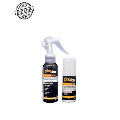 PlayOn Weekend Warrior Pack with 80ml Spray and 50ml Roll On