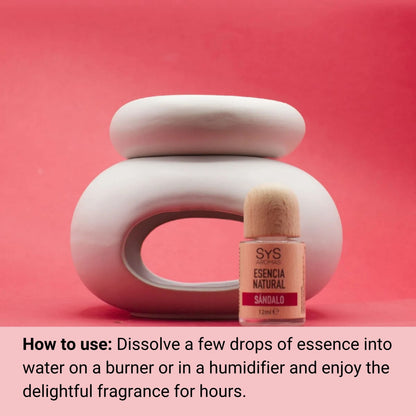 sandalwood essence 12ml with essential oil burner