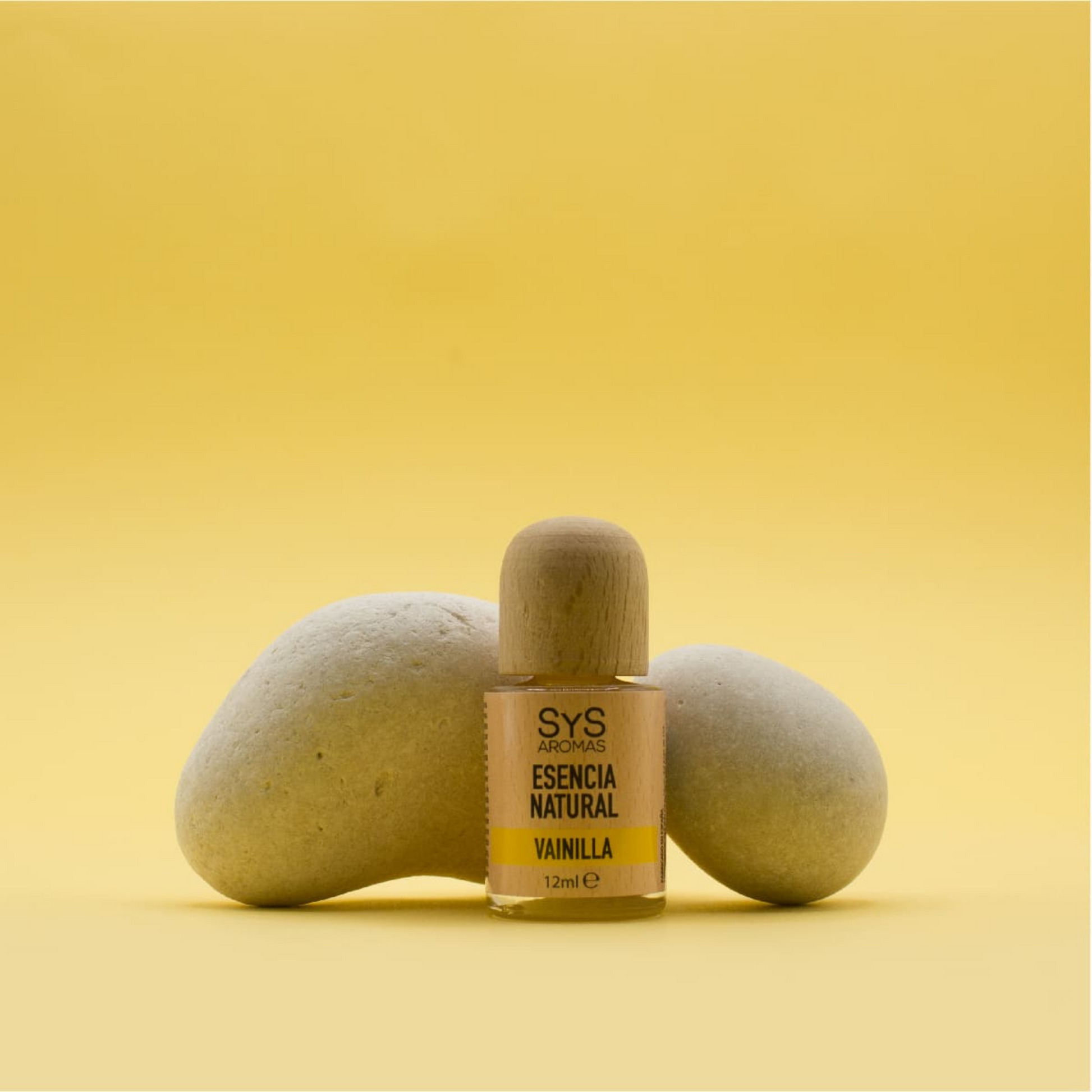 vanilla essence 12ml styled with zen rocks